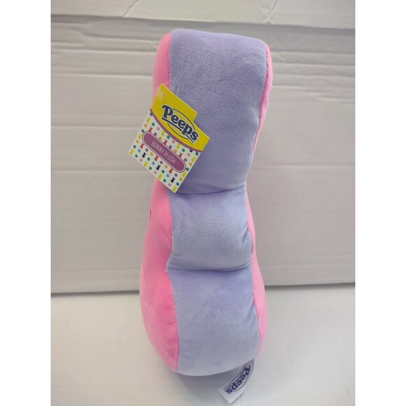 2024 PEEPS 12" Tall PINK & PURPLE Plush Easter Bunny w/ Tag - Picture 4 of 7